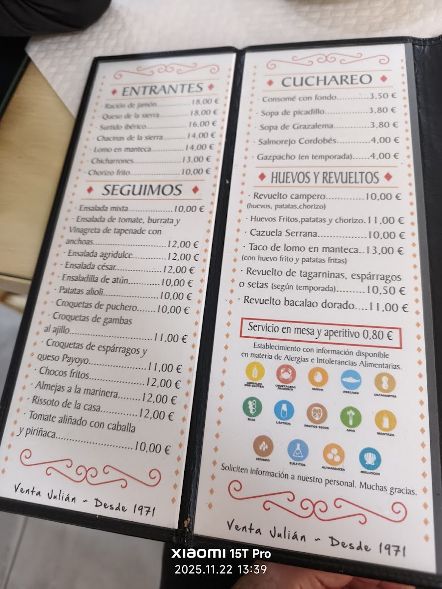 Menu Restaurante Pensión Venta Julián-3
