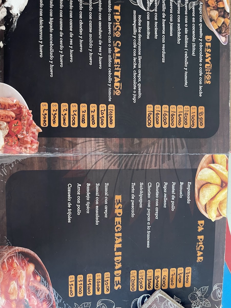 Menu Restaurante Piel Roja -Restaurante Comida Tipica-6