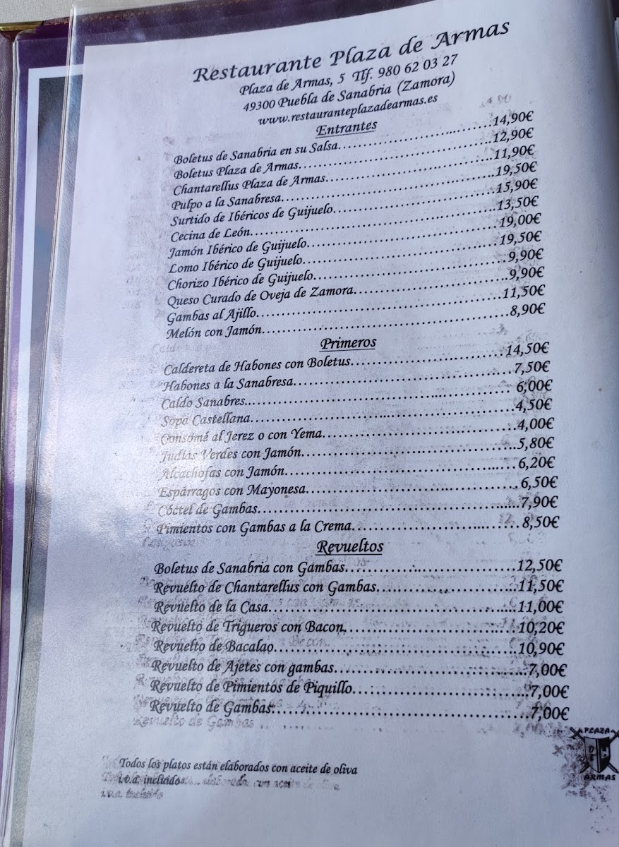 Menu Restaurante Plaza De Armas-4