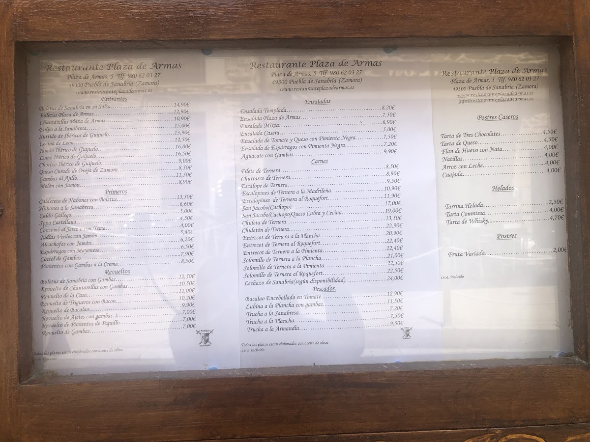 Menu Restaurante Plaza De Armas-6