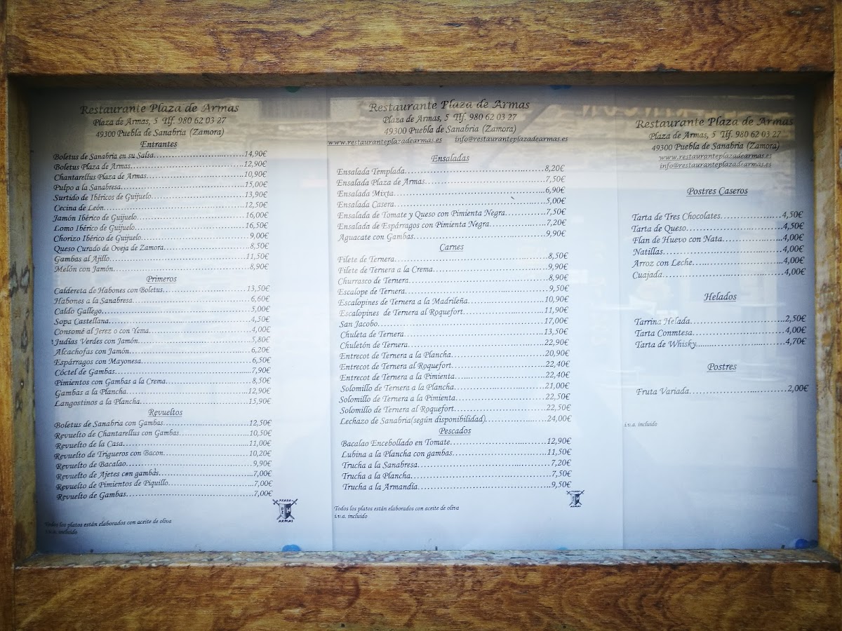 Menu Restaurante Plaza De Armas-9