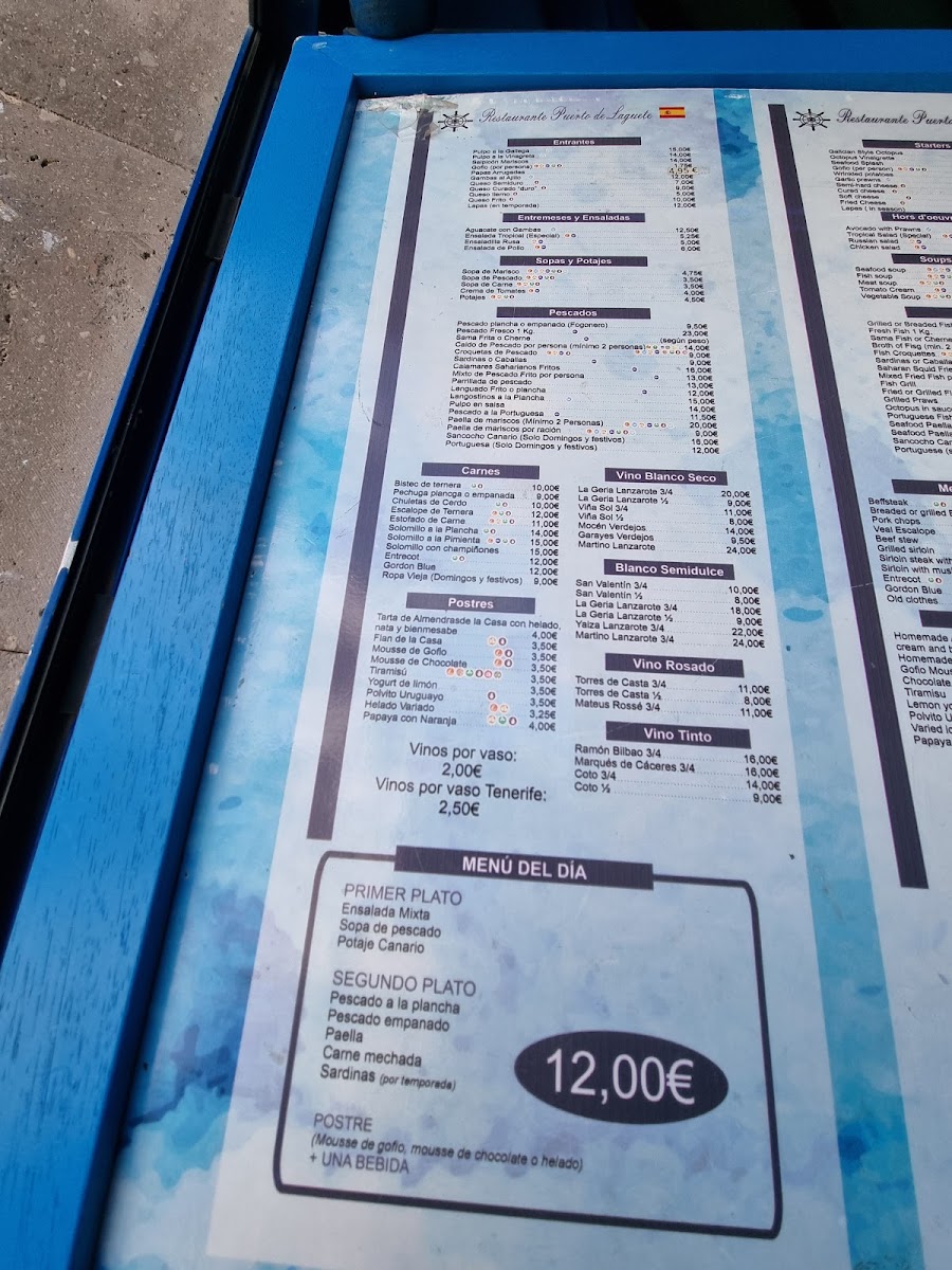 Menu Restaurante Puerto De Laguete-7