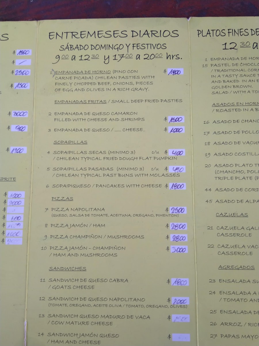 Menu Restaurante Puro Chile-2