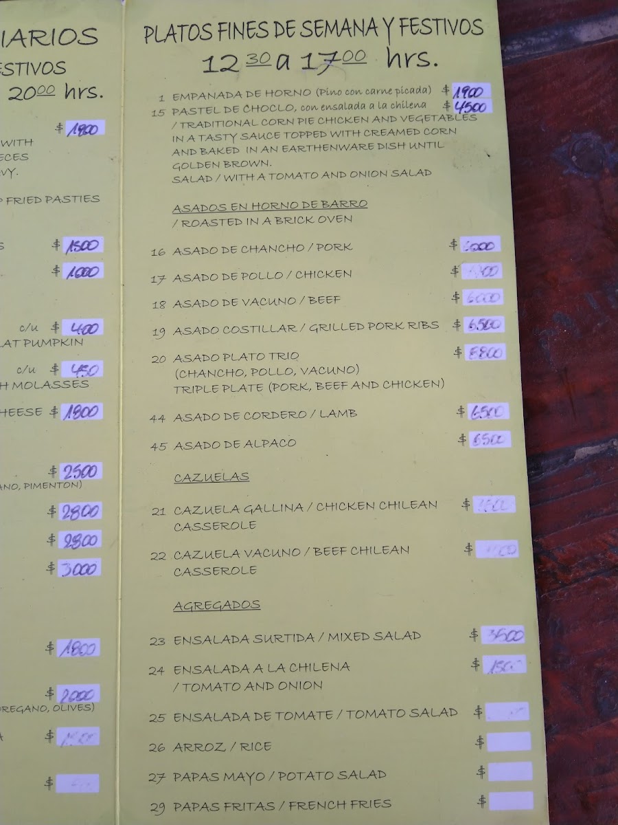 Menu Restaurante Puro Chile-4