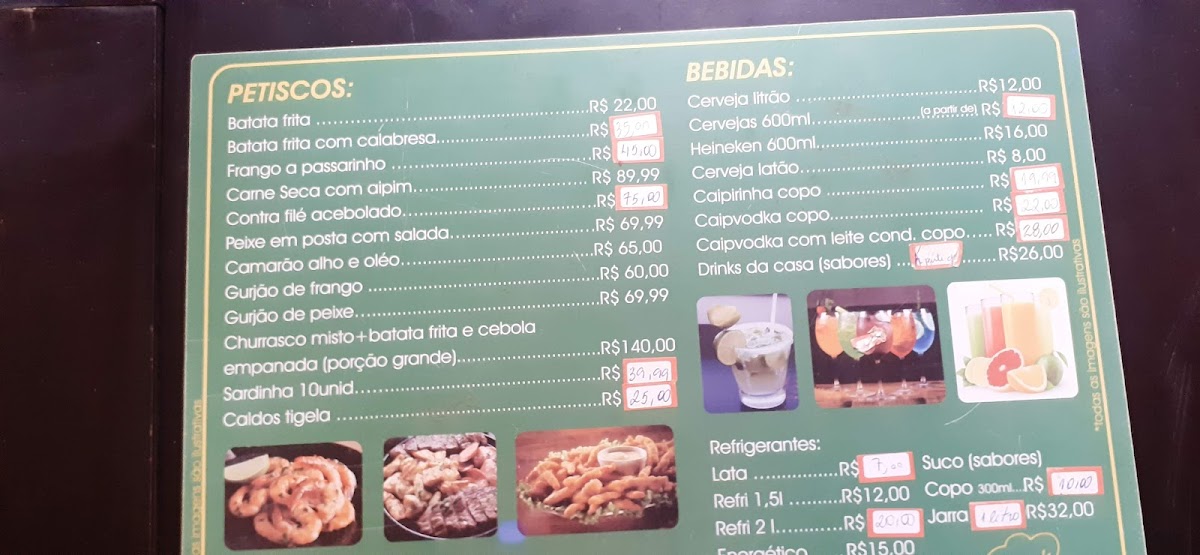 Menu Restaurante Recanto Do Pedregulho-1