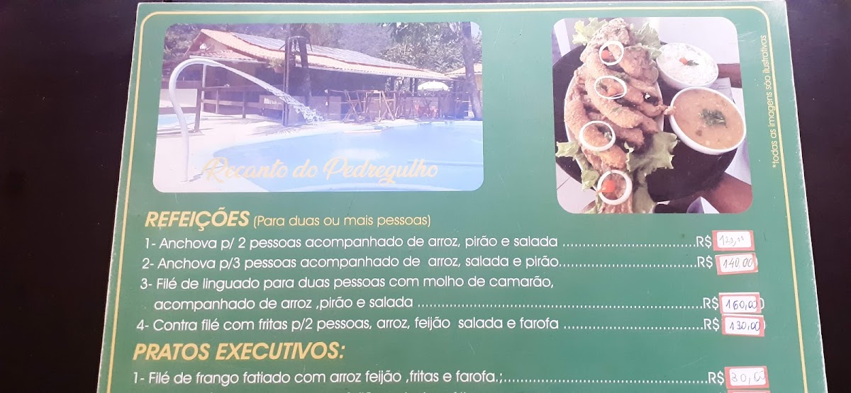 Menu Restaurante Recanto Do Pedregulho-2