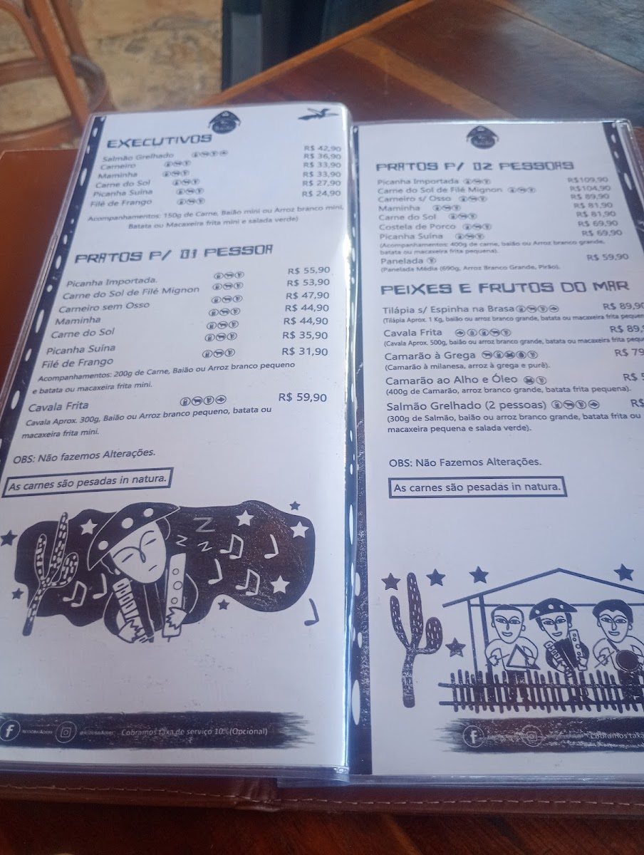 Menu Restaurante Rei Do Baião-1