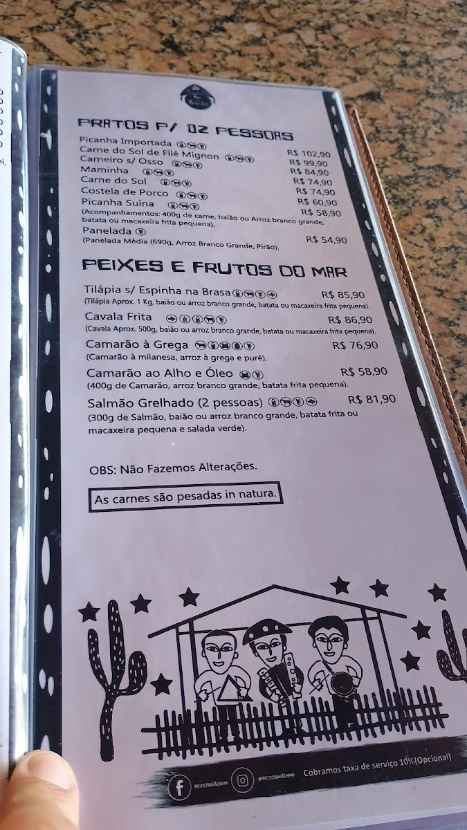 Menu Restaurante Rei Do Baião-2