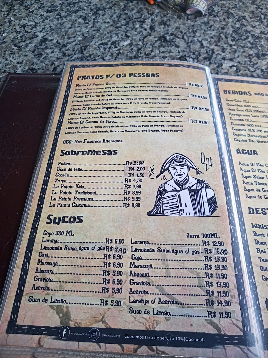 Menu Restaurante Rei Do Baião-5