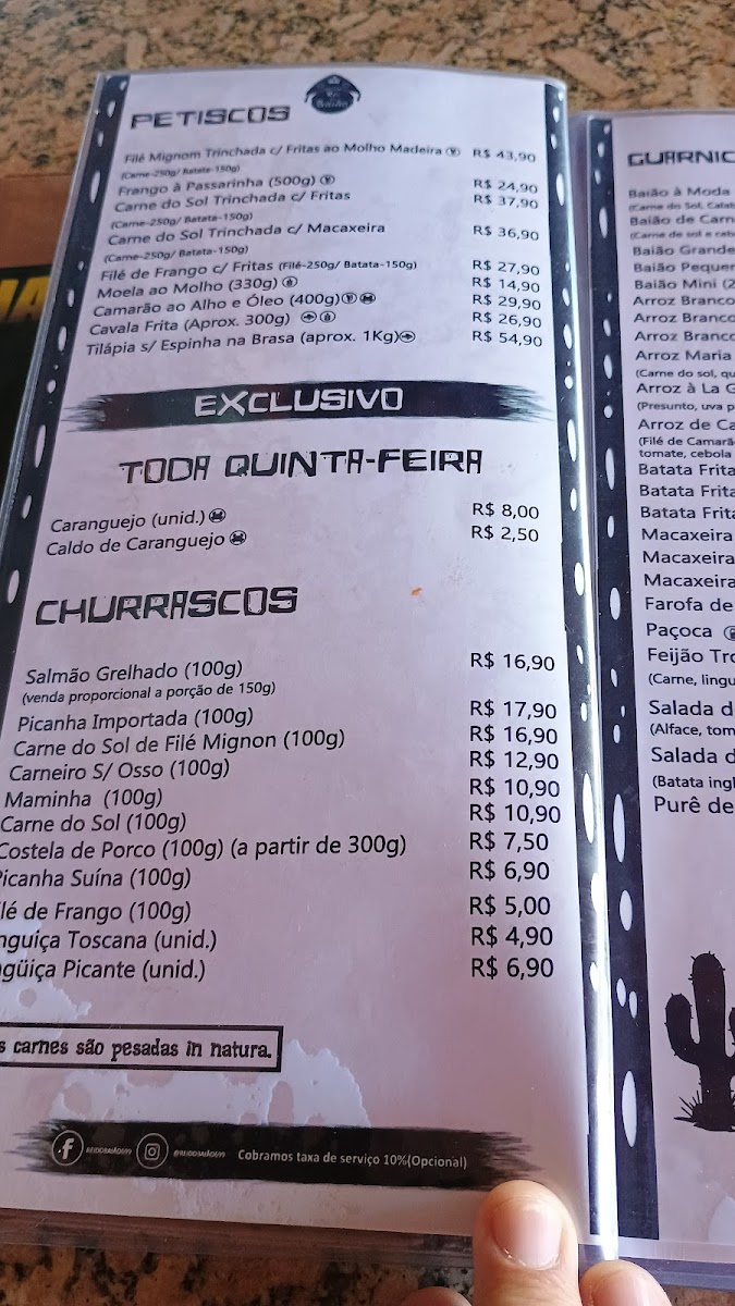 Menu Restaurante Rei Do Baião-6