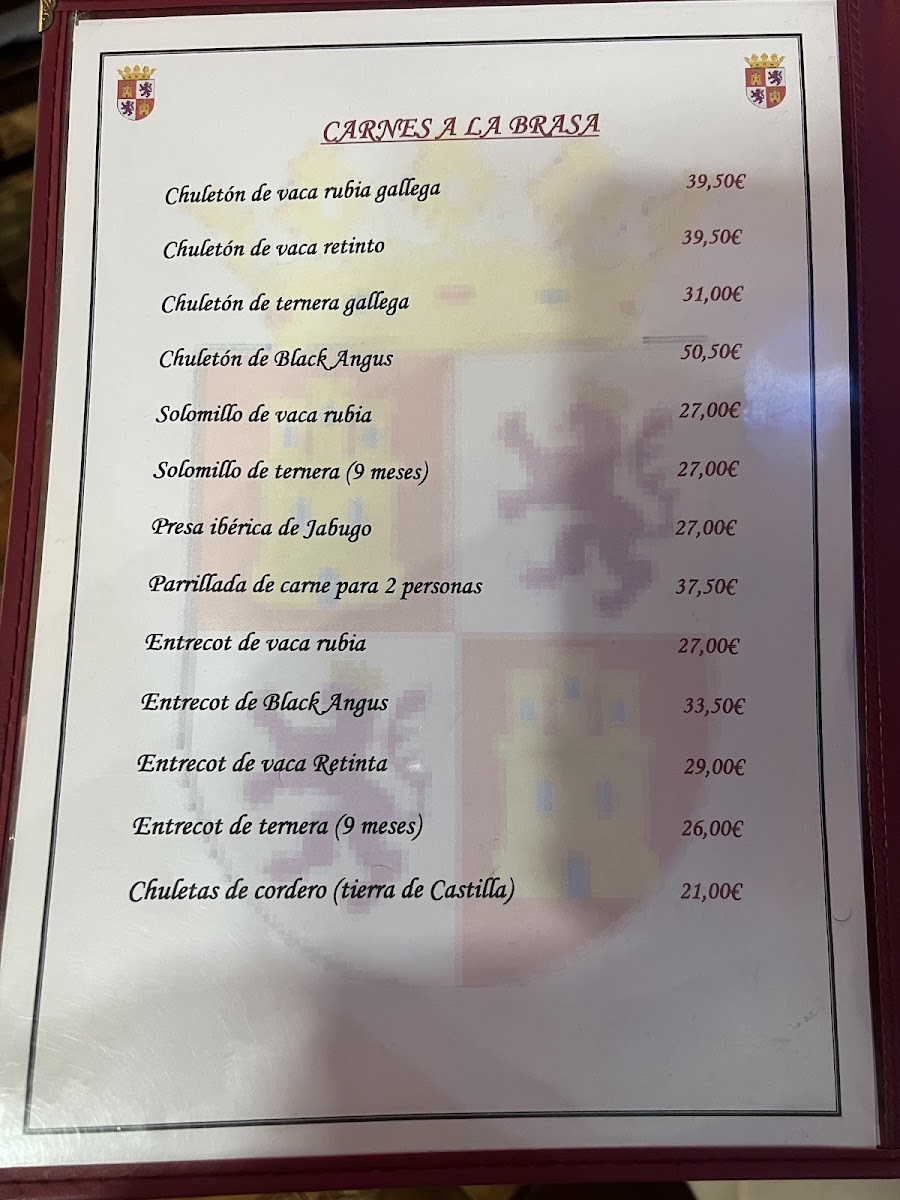 Menu Restaurante Rincon De Castilla-3