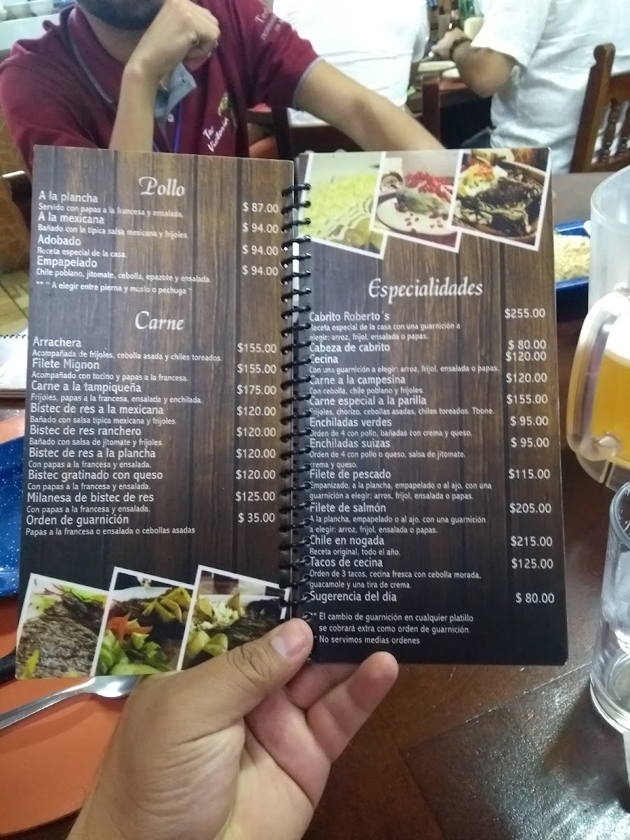 Menu Restaurante Roberto´s-10