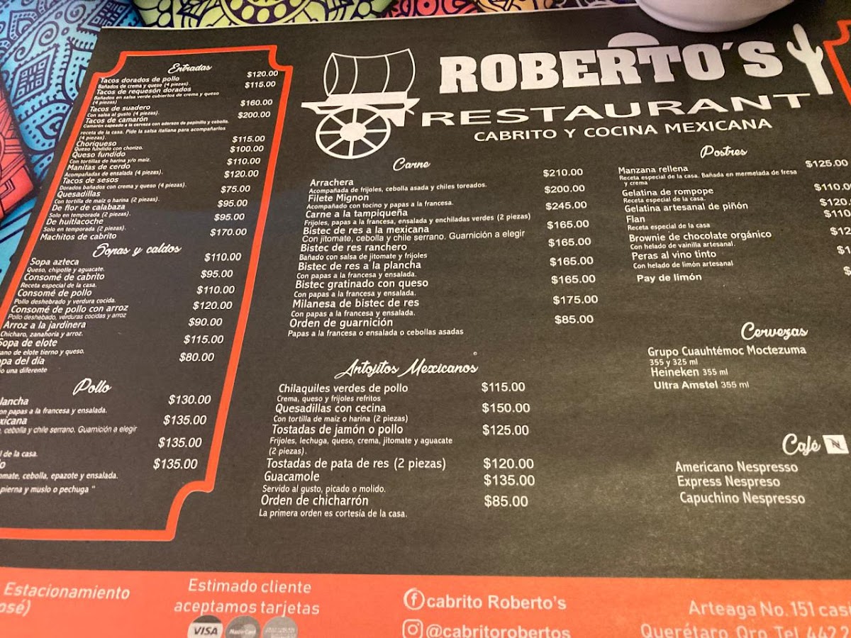 Menu Restaurante Roberto´s-3