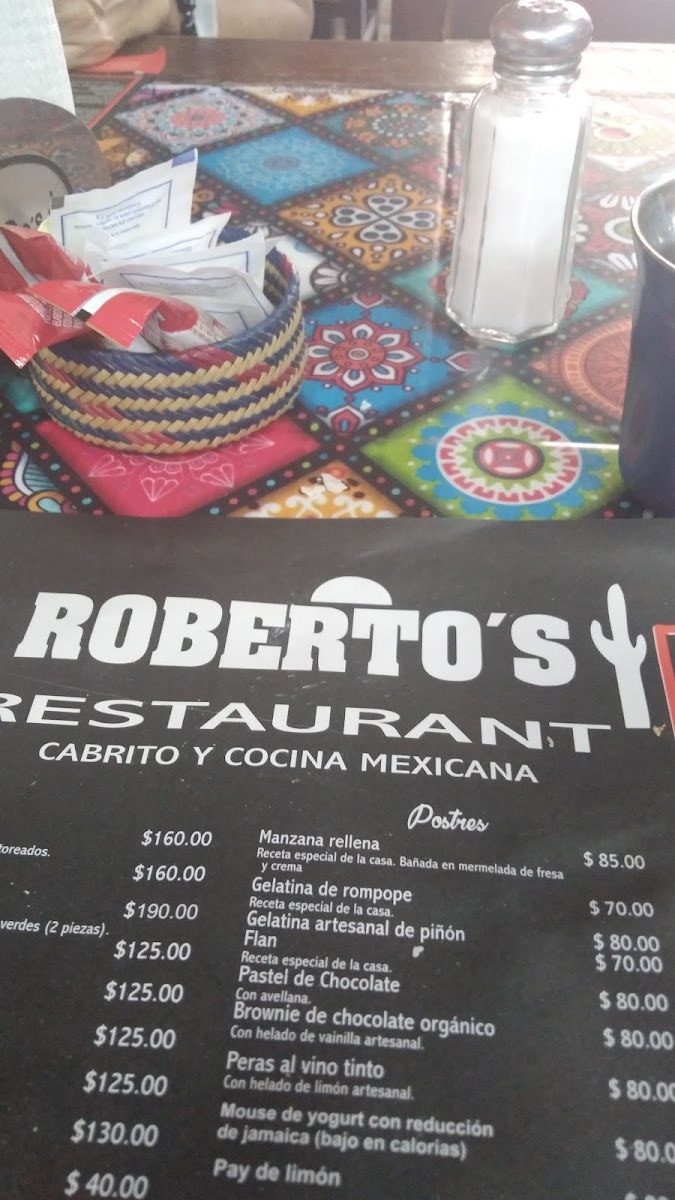 Menu Restaurante Roberto´s-8
