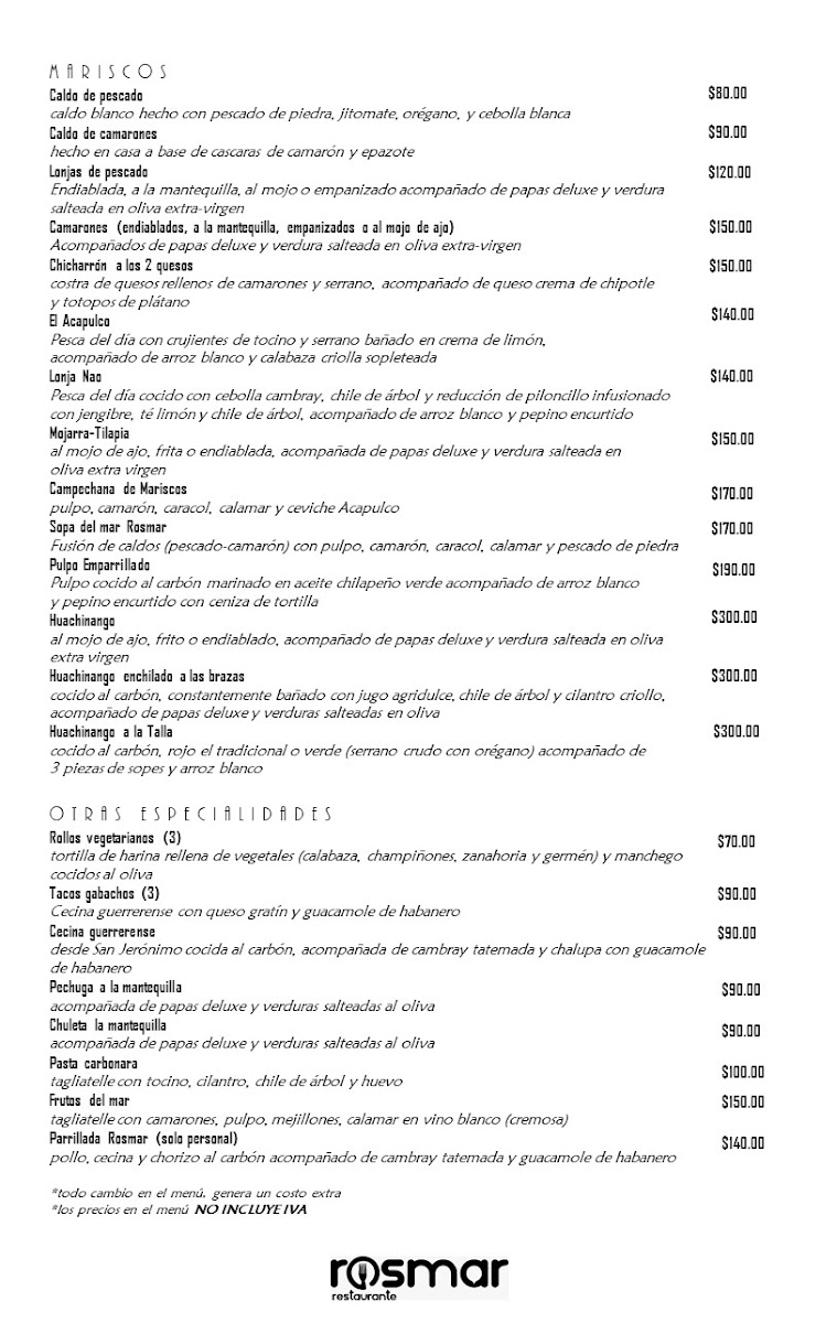 Menu Restaurante Rosmar-5