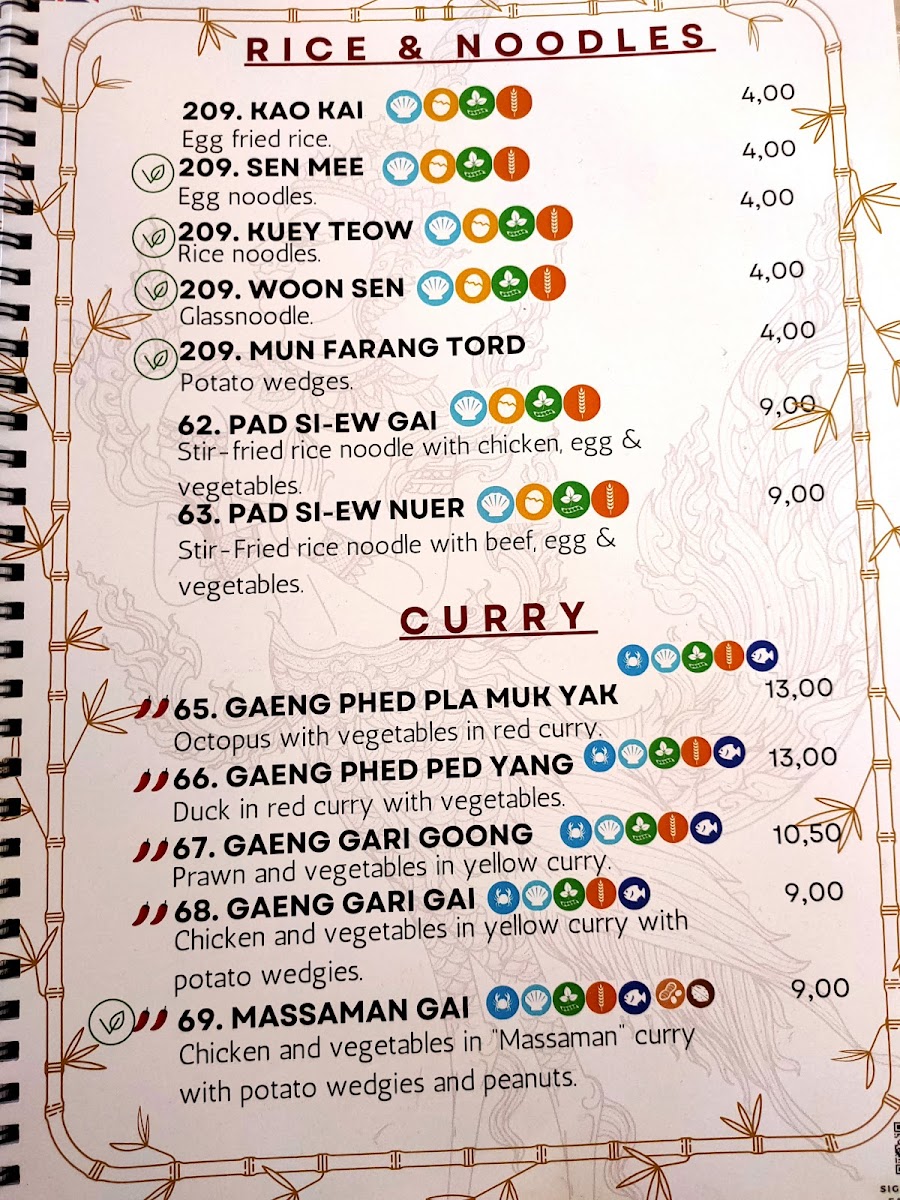Menu Restaurante Ruen Thai (Tenerife)-10