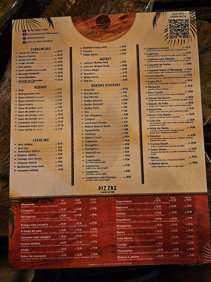 Menu Restaurante Sabor De Maragogi-1