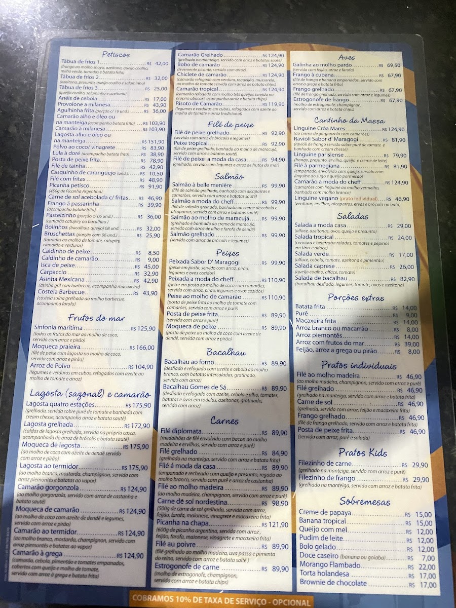 Menu Restaurante Sabor De Maragogi-10