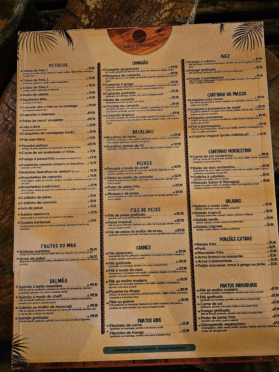 Menu Restaurante Sabor De Maragogi-2