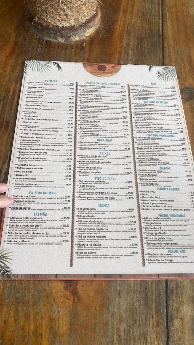 Menu Restaurante Sabor De Maragogi-8