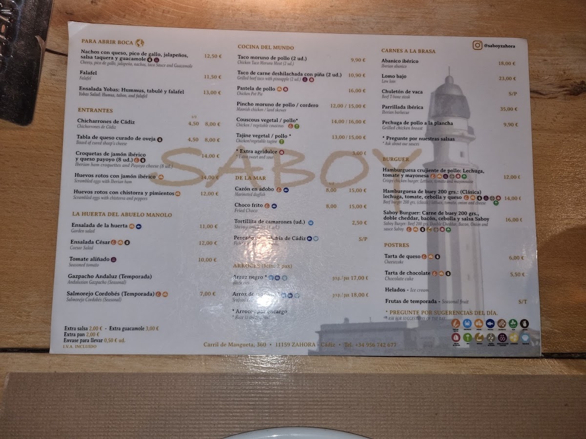 Menu Restaurante Saboy Zahora-1