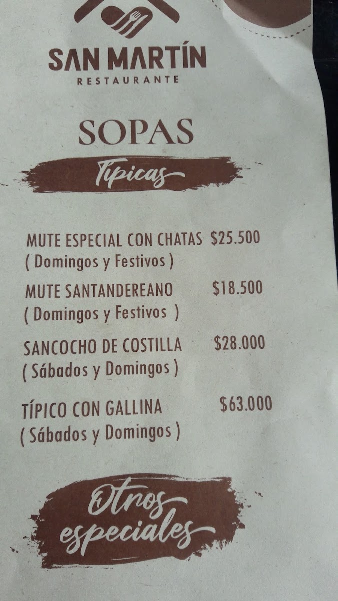 Menu Restaurante San Martin Piedecuesta-2