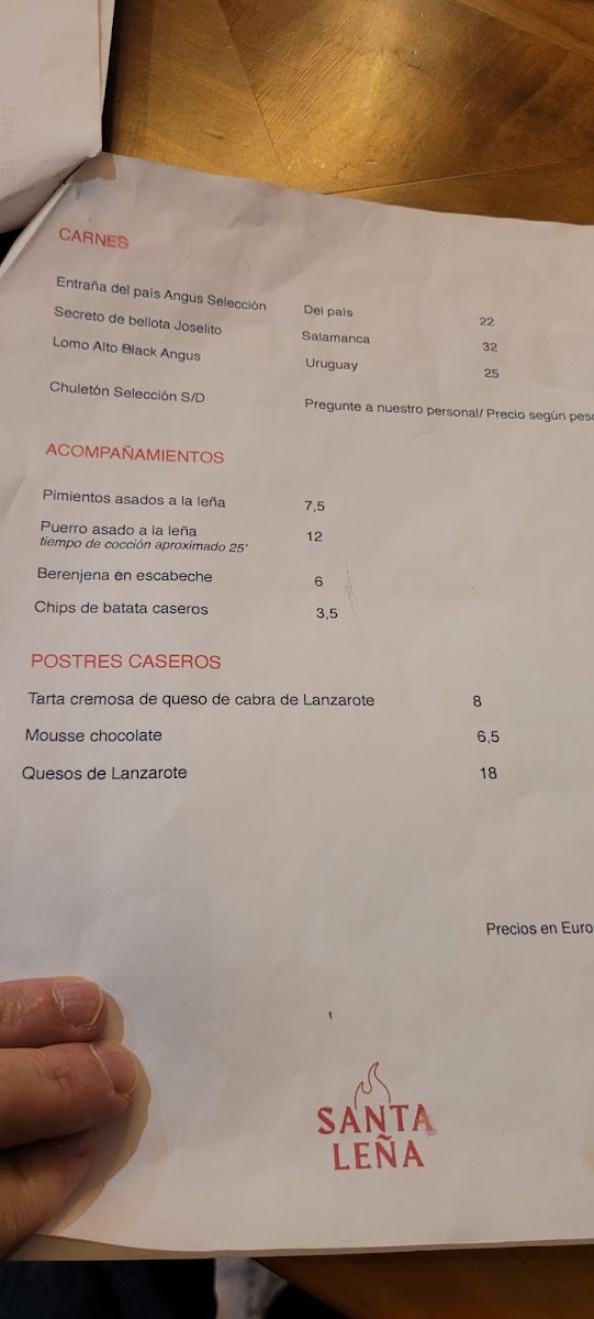Menu Restaurante Santa Leña-3