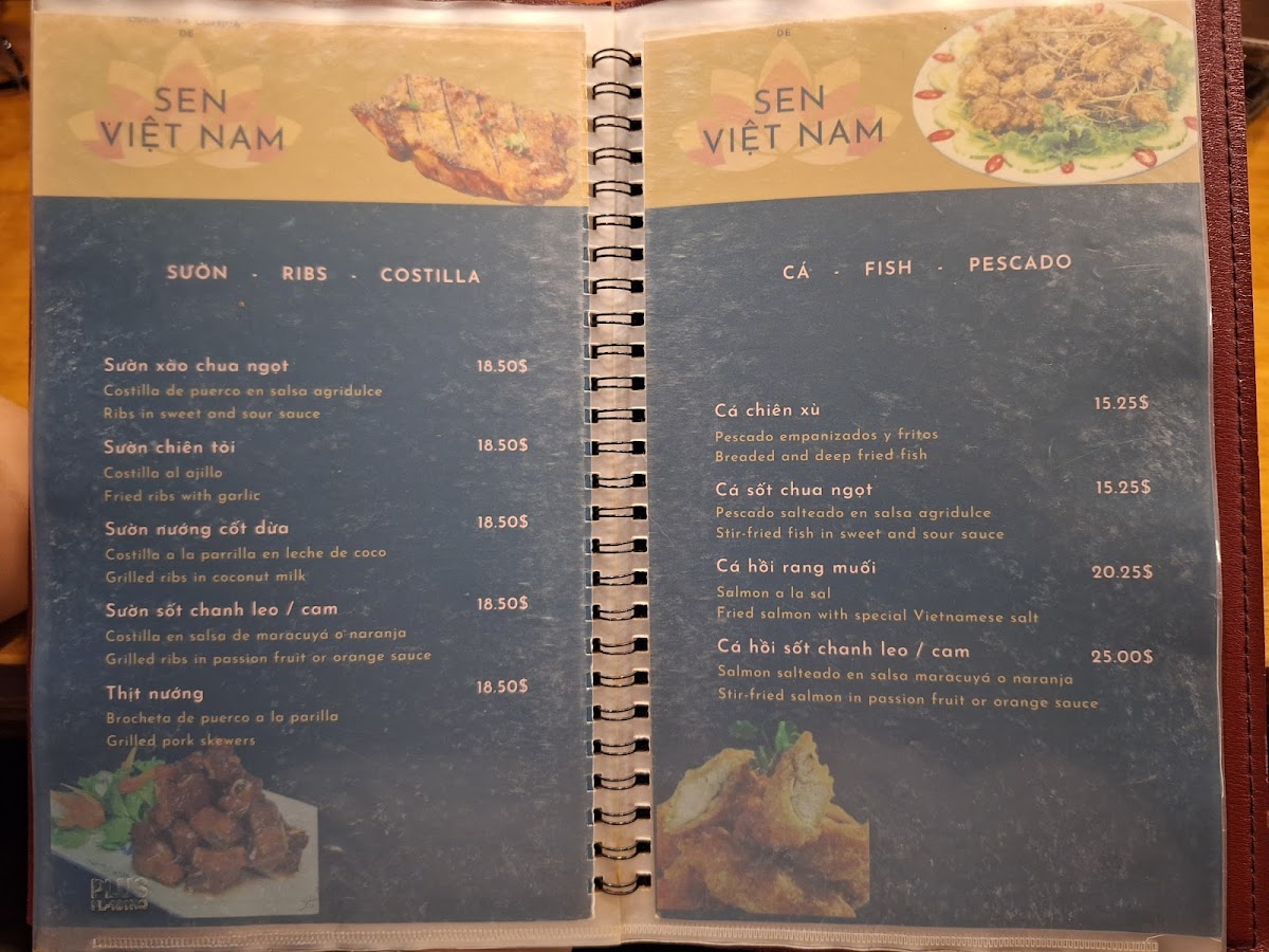 Menu Restaurante Sen Vietnam-2