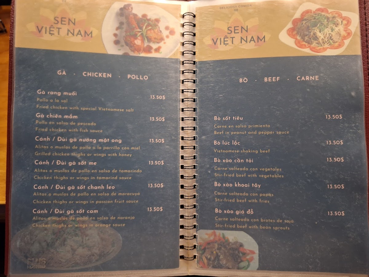 Menu Restaurante Sen Vietnam-3