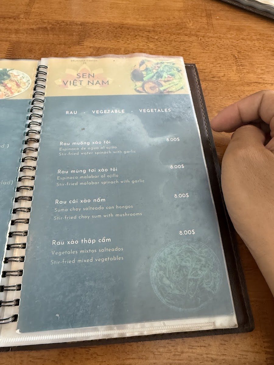 Menu Restaurante Sen Vietnam-6