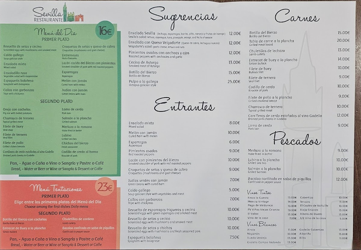 Menu Restaurante Sevilla-2