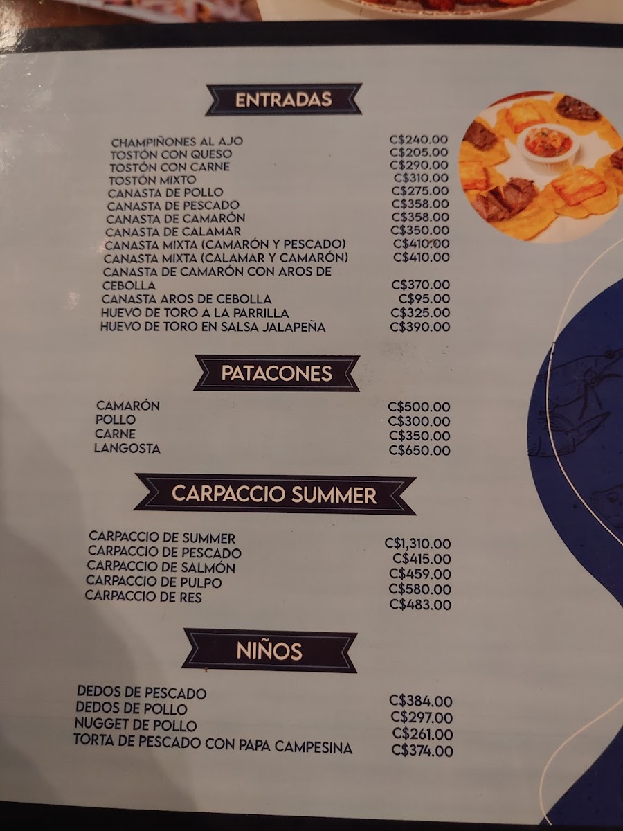 Menu Restaurante Summer Salvador Allende-2