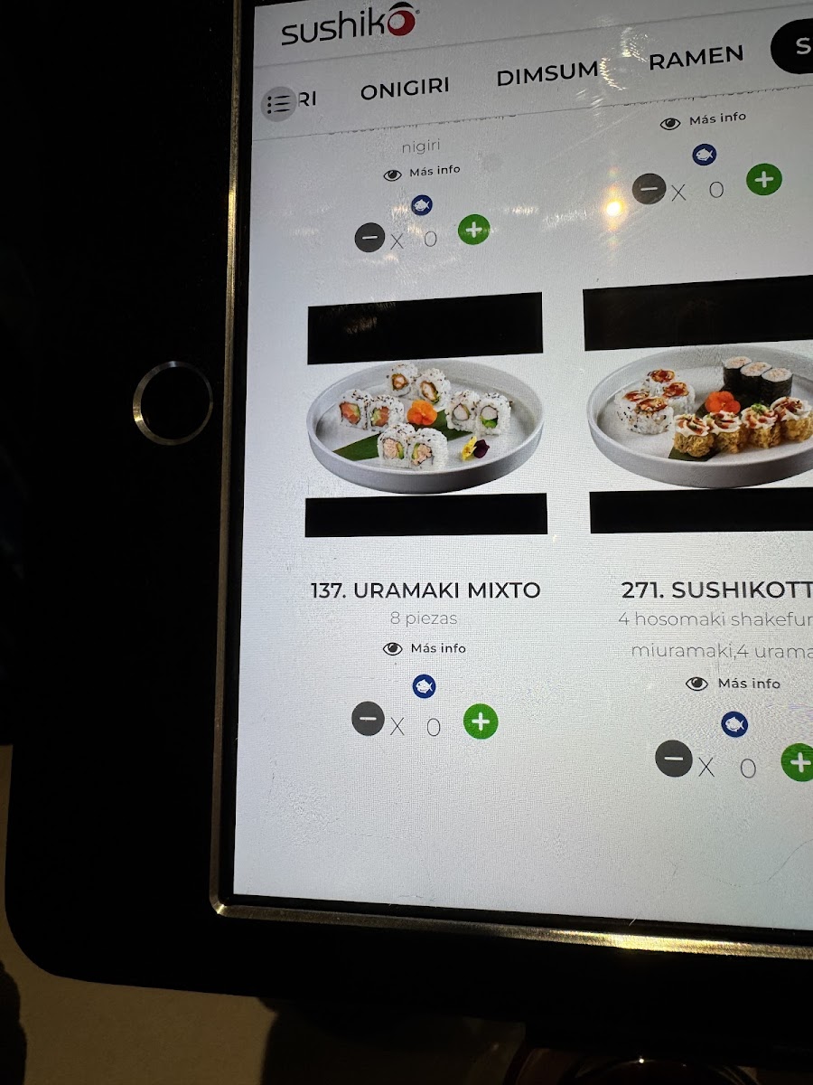Menu Restaurante Sushiko Cc Quadernillos Madrid-7