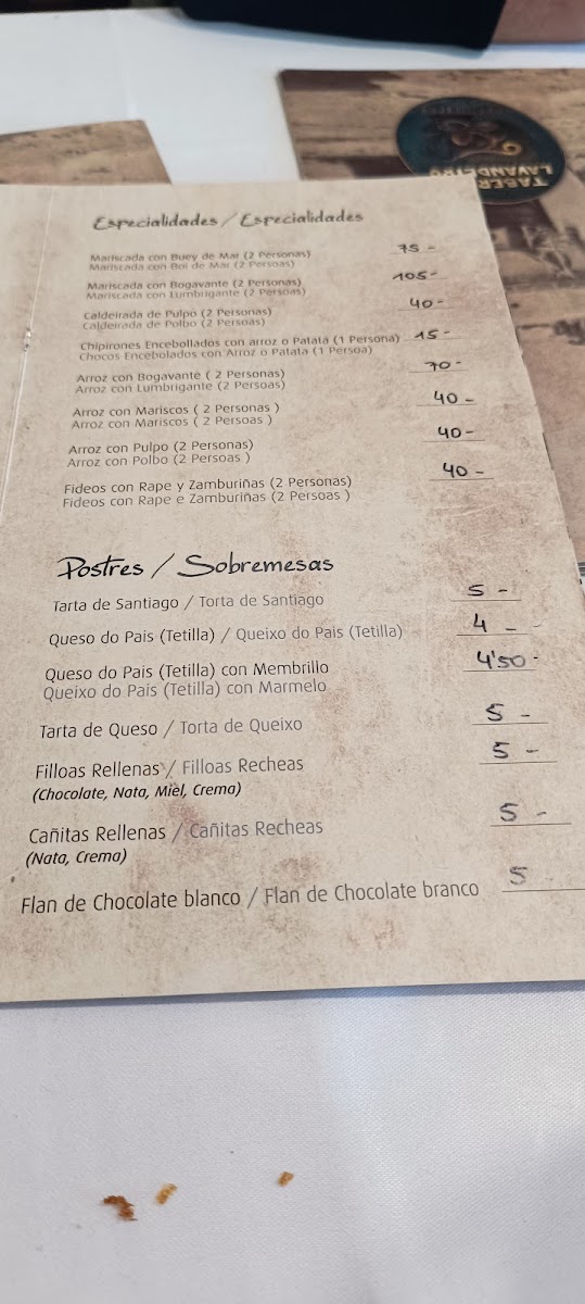 Menu Restaurante Taberna Lavandeiro-10