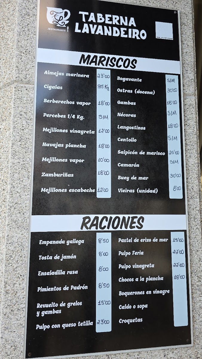 Menu Restaurante Taberna Lavandeiro-2