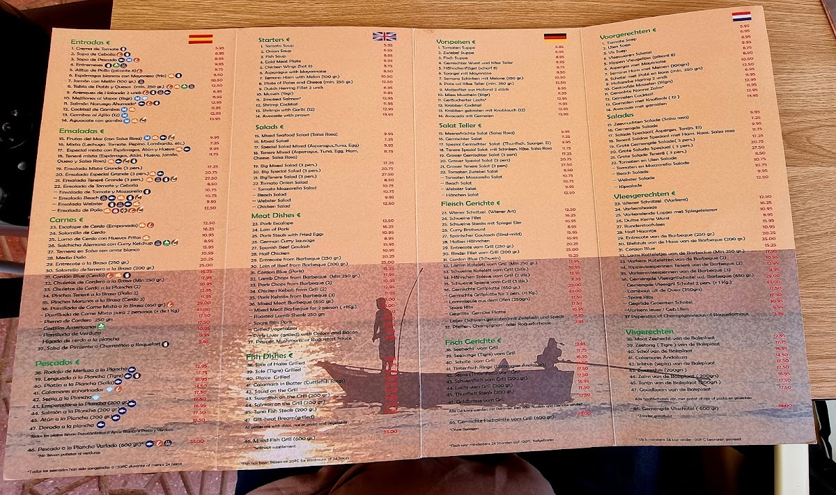 Menu Restaurante Teneré-1