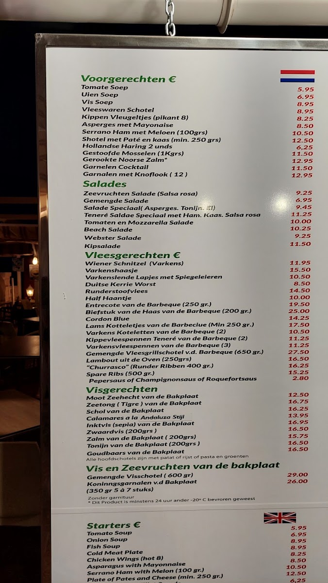 Menu Restaurante Teneré-10