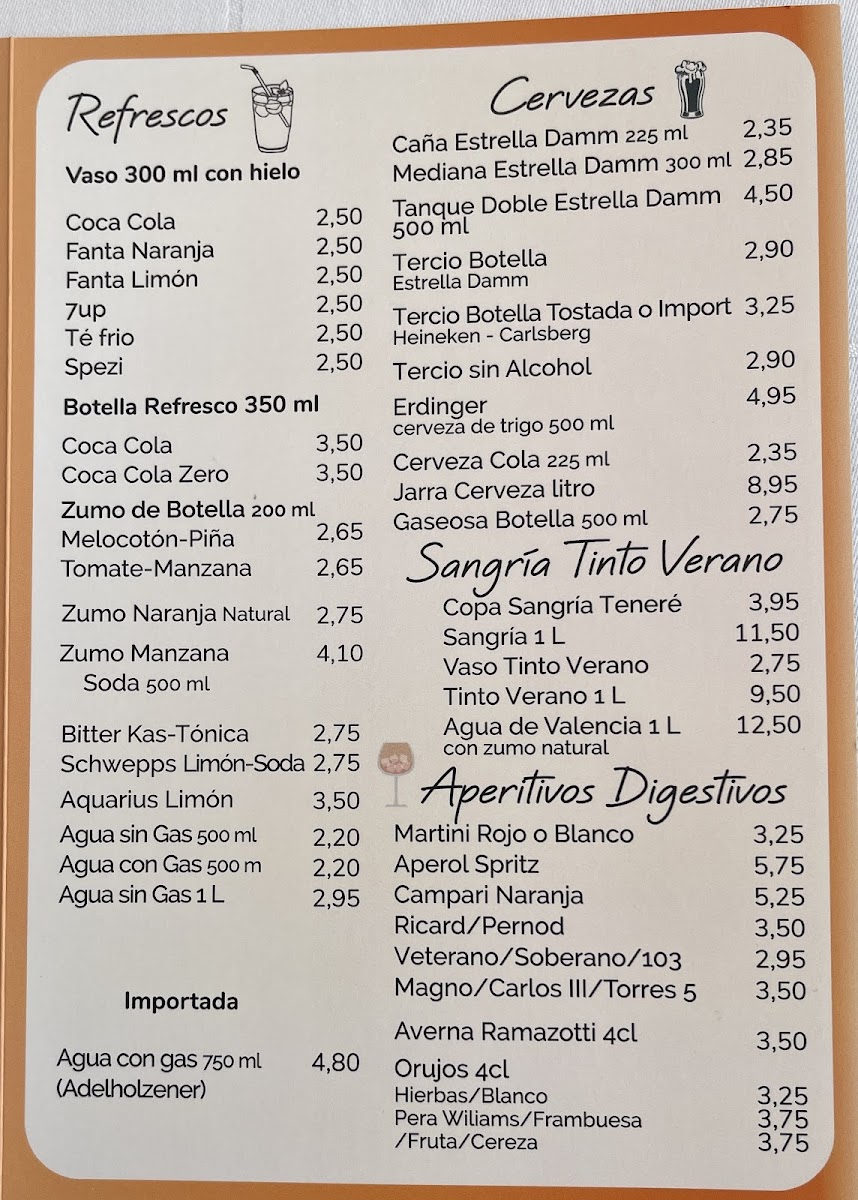 Menu Restaurante Teneré-2
