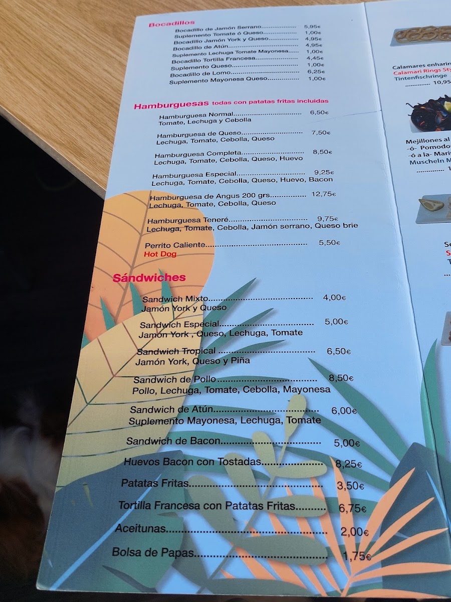 Menu Restaurante Teneré-5