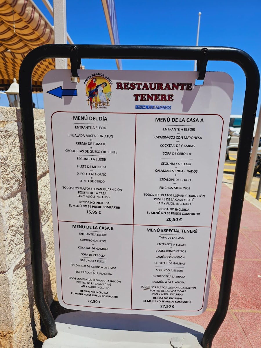 Menu Restaurante Teneré-8