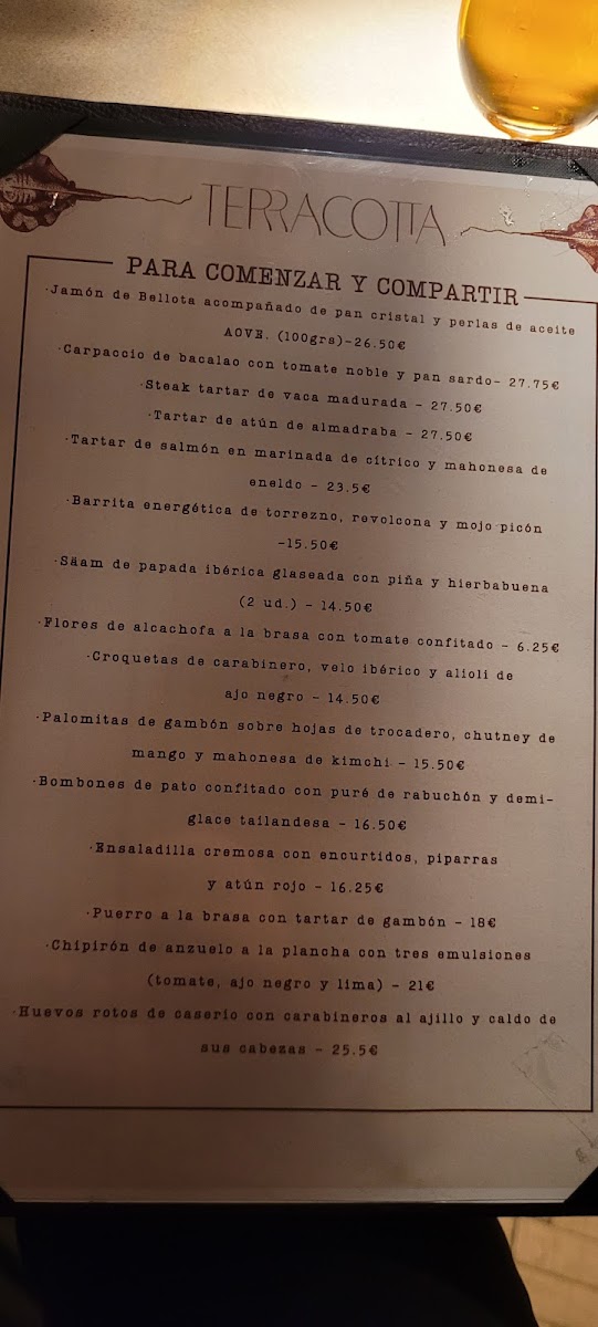 Menu Restaurante Terracotta-7
