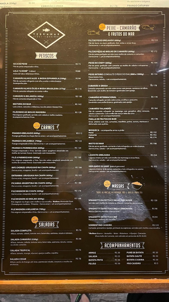 Menu Restaurante Terramar-1