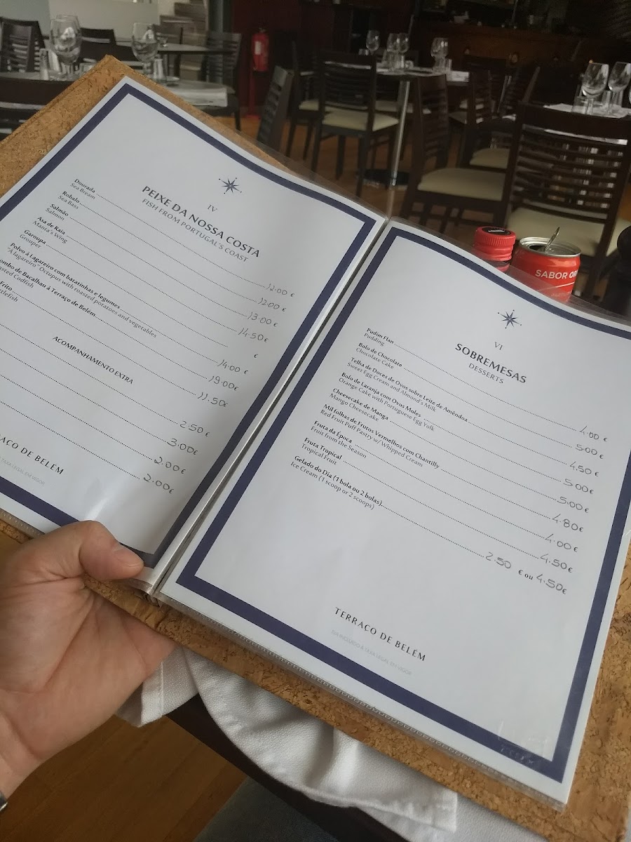 Menu Restaurante Terraço De Belém-6