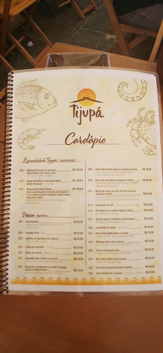 Menu Restaurante Tijupa-10