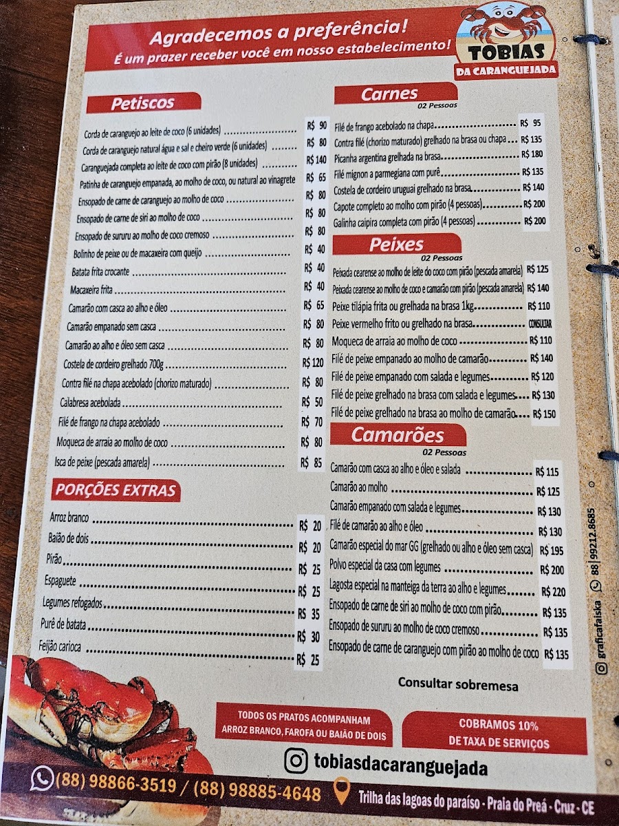 Menu Restaurante Tobias Da Caranguejada-2