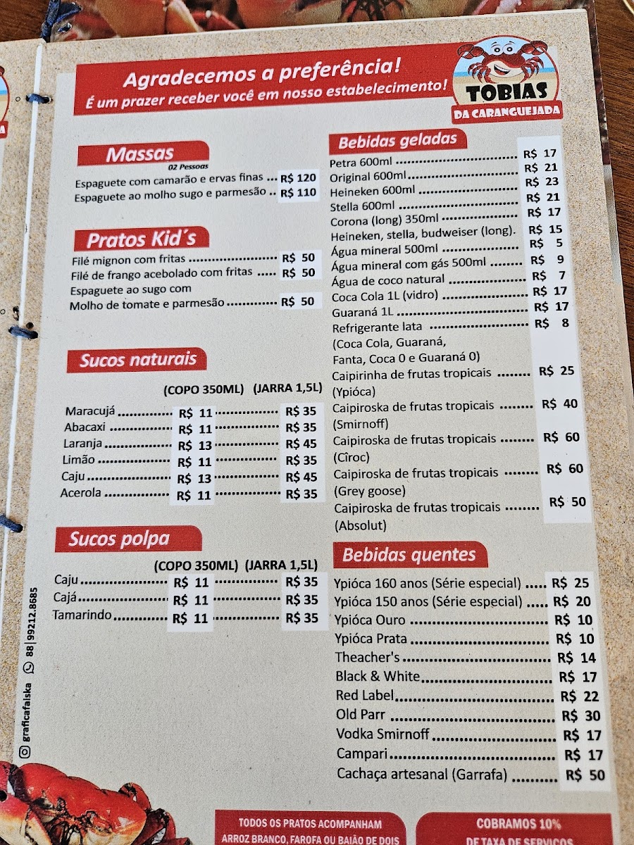 Menu Restaurante Tobias Da Caranguejada-4