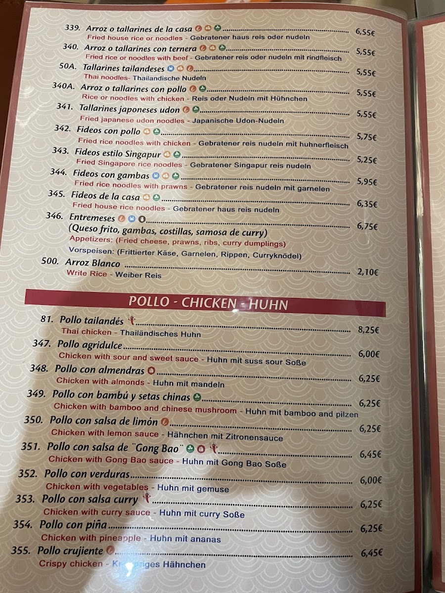 Menu Restaurante Tokyo Asia-1