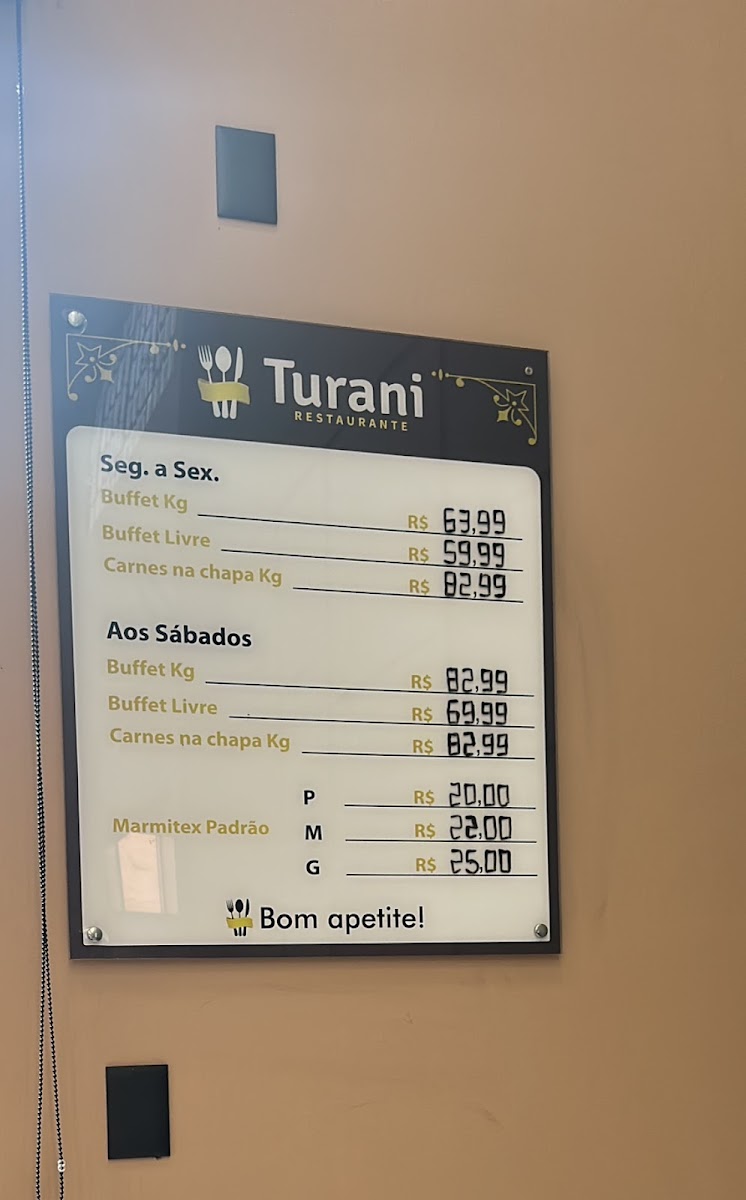 Menu Restaurante Turani - Lanchonete E Cafeteria-1