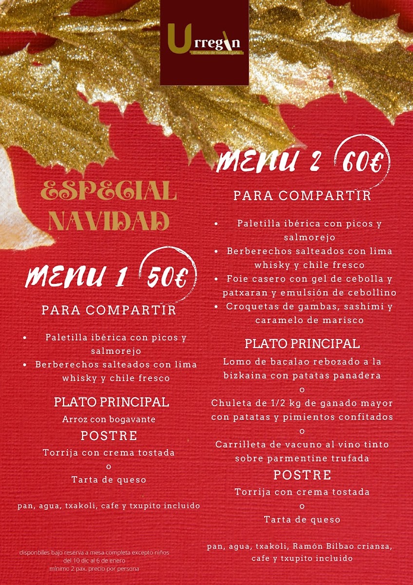 Menu Restaurante Urregin-1