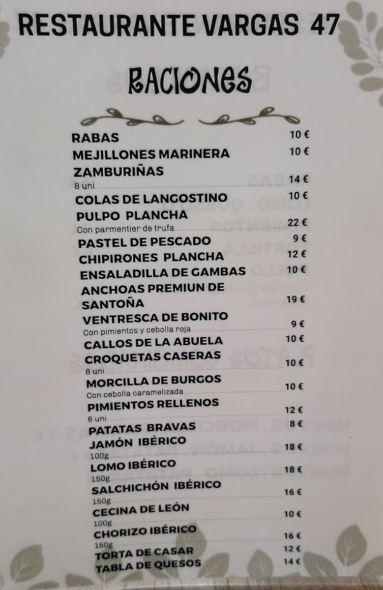 Menu Restaurante Vargas 47-1
